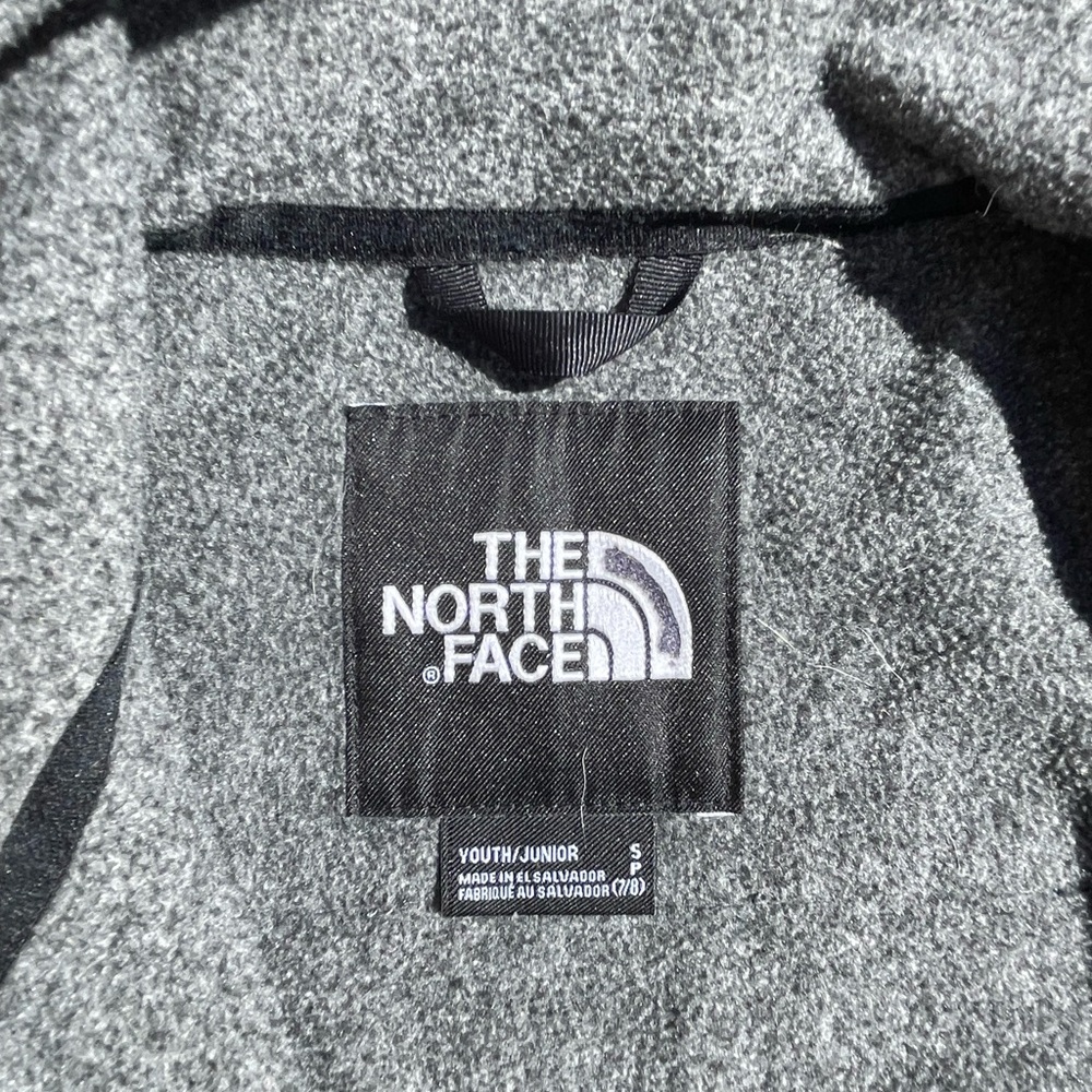 The North Face Boys Denali Gray Fleece Jacket, Size S - Picture 3 of 5